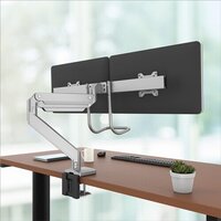 Кронштейн для монитора Fellowes Eppa Dual Crossbar Monitor Arm (серебристый) - Превью изображения №4 — Интернет-магазин ПроЗаказ