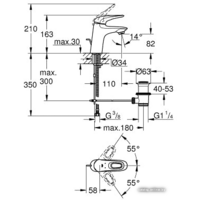 Смеситель Grohe Eurostyle 33558003 - Превью изображения №2 — Интернет-магазин ПроЗаказ