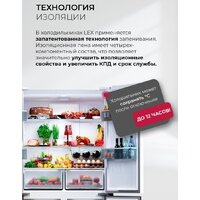 Четырёхдверный холодильник LEX LCD450WGID - Превью изображения №10 — Интернет-магазин ПроЗаказ