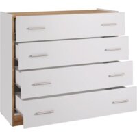 Комод НК-Мебель Fresco КМ-100N 72518529 (белый/дуб вотан) - Превью изображения №2 — Интернет-магазин ПроЗаказ