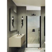 Душевая дверь MaybahGlass 198x89 MGD-423-6 (прозрачное стекло/черный) - Превью изображения №4 — Интернет-магазин ПроЗаказ