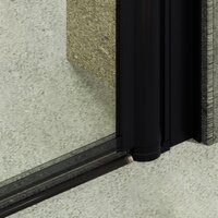 Душевая дверь MaybahGlass 198x89 MGD-423-6 (прозрачное стекло/черный) - Превью изображения №3 — Интернет-магазин ПроЗаказ