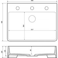 Умывальник Lauter Silenta 21S551PW (Pure White) - Превью изображения №14 — Интернет-магазин ПроЗаказ