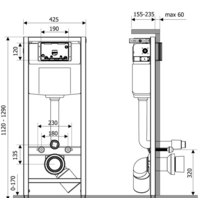 Инсталляция для унитаза Lavinia Boho Relfix 38010010 - Превью изображения №2 — Интернет-магазин ПроЗаказ