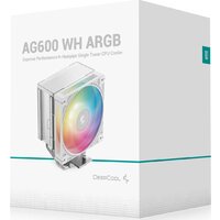 Кулер для процессора DeepCool AG600 ARGB WH R-AG600-WHAMMG2-G - Превью изображения №7 — Интернет-магазин ПроЗаказ