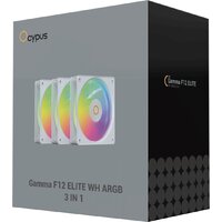 Комплект вентиляторов для корпуса Ocypus Gamma F12 Elite WH ARGB 3IN1 - Превью изображения №10 — Интернет-магазин ПроЗаказ