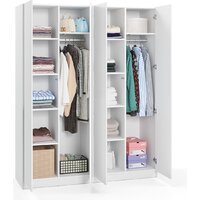 Шкаф распашной Soma Lord Lite 160x200 (белый) - Превью изображения №2 — Интернет-магазин ПроЗаказ