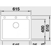 Кухонная мойка Blanco Pleon 6 525953 (черный) - Превью изображения №4 — Интернет-магазин ПроЗаказ