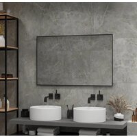 Континент Зеркало Amer Led 120x70 (с бесконтактным сенсором, черный, нейтральная подсветка) - Превью изображения №7 — Интернет-магазин ПроЗаказ