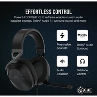 Наушники Corsair HS65 Surround (карбон) - Превью изображения №3 — Интернет-магазин ПроЗаказ