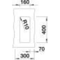 Кухонная мойка Blanco Subline 160-U 526802 (мягкий белый) - Превью изображения №3 — Интернет-магазин ПроЗаказ