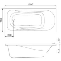 Ванна AM.PM Spirit W76A-150-070W-A - Превью изображения №2 — Интернет-магазин ПроЗаказ