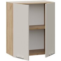 Шкаф навесной Трия Габриэлла 1В6 (дуб крафт золотой/крем) - Превью изображения №2 — Интернет-магазин ПроЗаказ