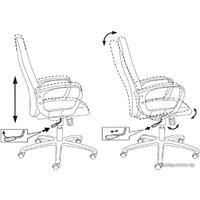 Офисное кресло Бюрократ CH-808AXSN/TW-10 - Превью изображения №5 — Интернет-магазин ПроЗаказ
