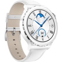 Умные часы Huawei Watch GT 3 Pro Ceramic 43 мм (белый/кожа) - Превью изображения №2 — Интернет-магазин ПроЗаказ