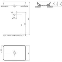 Умывальник Deante Tess CDS DU6S - Превью изображения №4 — Интернет-магазин ПроЗаказ
