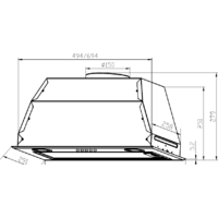 Кухонная вытяжка LEX GS Bloc P 900 (слоновая кость) - Превью изображения №2 — Интернет-магазин ПроЗаказ