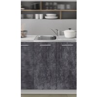 Шкаф напольный Артём-Мебель 800мм СН-114.22 (бетон спаркс) - Превью изображения №2 — Интернет-магазин ПроЗаказ