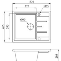 Кухонная мойка БелЭворс Mila R + смеситель W74004-2 + дозатор L405F (черный) - Превью изображения №10 — Интернет-магазин ПроЗаказ