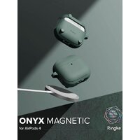 Чехол Ringke Onyx Magnetic для Airpods 4 Sage Green - Превью изображения №2 — Интернет-магазин ПроЗаказ