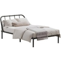 Кровать Домаклево Мира 120x200 (черный) - Превью изображения №1 — Интернет-магазин ПроЗаказ