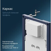 Унитаз подвесной Lauter Augsburg 21109EC + I012709 + I090138 (черный матовый с кнопкой смыва черный матовый) - Превью изображения №14 — Интернет-магазин ПроЗаказ