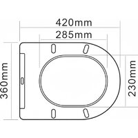 Унитаз подвесной Lauter Augsburg 21109EC + I012709 + I090138 (черный матовый с кнопкой смыва черный матовый) - Превью изображения №24 — Интернет-магазин ПроЗаказ