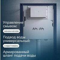 Унитаз подвесной Lauter Augsburg 21109EC + I012709 + I090138 (черный матовый с кнопкой смыва черный матовый) - Превью изображения №13 — Интернет-магазин ПроЗаказ