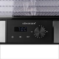 Сушилка для овощей и фруктов Kohersen Stainless Steel MAX 72780 - Превью изображения №8 — Интернет-магазин ПроЗаказ