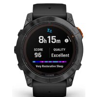 Умные часы Garmin Fenix 7X Pro Solar (сланцево-серый/черный) - Превью изображения №8 — Интернет-магазин ПроЗаказ