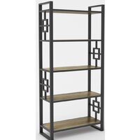 Hype Mebel Квадро 80x170 (черный/дуб галифакс олово)