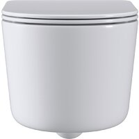 Унитаз подвесной Roxen Simple Compact в комплекте с инсталляцией StounFix Dual Fresh 6 в 1 966686 (кнопка: бежевый) - Превью изображения №6 — Интернет-магазин ПроЗаказ