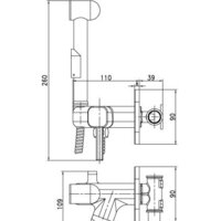 Гигиенический душ Lemark Solo LM7165C - Превью изображения №2 — Интернет-магазин ПроЗаказ