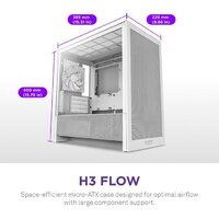 Корпус NZXT H3 Flow CC-H31FW-01 - Превью изображения №2 — Интернет-магазин ПроЗаказ