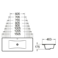 Умывальник SantiLine SL-2102 (80) - Превью изображения №2 — Интернет-магазин ПроЗаказ