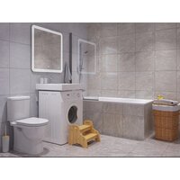 Умывальник Sanita Space 55 WB.WM/Space/55-C/WHT.G/S1 - Превью изображения №11 — Интернет-магазин ПроЗаказ