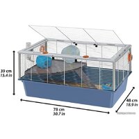 Клетка Ferplast Criceti 15 57011811W2 (синий) - Превью изображения №2 — Интернет-магазин ПроЗаказ
