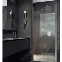 Душевая дверь MaybahGlass 198x89 MGD-436-5 (сатин стекло/хром матовый) - Превью изображения №3 — Интернет-магазин ПроЗаказ