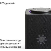 Умная колонка Яндекс Станция Макс (с хабом умного дома Zigbee, черный) - Превью изображения №6 — Интернет-магазин ПроЗаказ