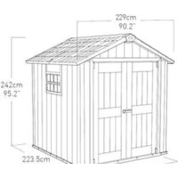  Keter Oakland 757 (2.23x2.29 м) - Превью изображения №5 — Интернет-магазин ПроЗаказ