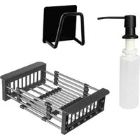 Кухонная мойка Axus LS-6050B Nano Black - Превью изображения №5 — Интернет-магазин ПроЗаказ