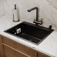 Кухонная мойка Axus LS-6050B Nano Black - Превью изображения №11 — Интернет-магазин ПроЗаказ