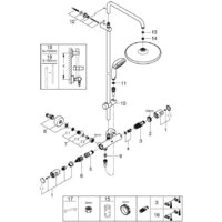 Душевая система  Grohe Start System 250 266772430 - Превью изображения №8 — Интернет-магазин ПроЗаказ