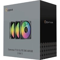 Комплект вентиляторов для корпуса Ocypus Gamma F12 Elite BK ARGB 3IN1 - Превью изображения №10 — Интернет-магазин ПроЗаказ