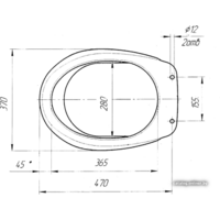 Унитаз приставной Оскольская керамика Дачный - Превью изображения №3 — Интернет-магазин ПроЗаказ