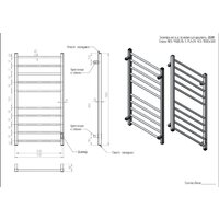 Полотенцесушитель Двин S plaza neo 100/50 (черный матовый) - Превью изображения №6 — Интернет-магазин ПроЗаказ