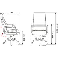 Офисное кресло Бюрократ T-8010SL (черный) - Превью изображения №5 — Интернет-магазин ПроЗаказ
