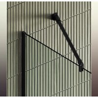 Душевая стенка MaybahGlass 195x89 MGD-689-6у (прозрачное стекло/черный) - Превью изображения №2 — Интернет-магазин ПроЗаказ