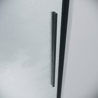 Душевой уголок Grossman Galaxy 100x90x195 120.K33.01.1090.21.02 (черный матовый/стекло шиншилла) - Превью изображения №2 — Интернет-магазин ПроЗаказ