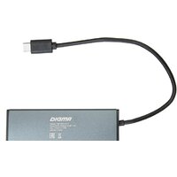 USB-хаб Digma HUB-4U3.0-UC-G - Превью изображения №4 — Интернет-магазин ПроЗаказ